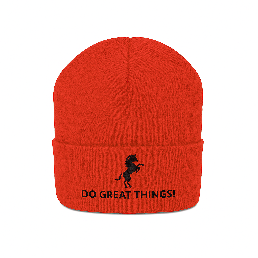 DO GREAT THINGS® Mustang Collection Knit Beanie