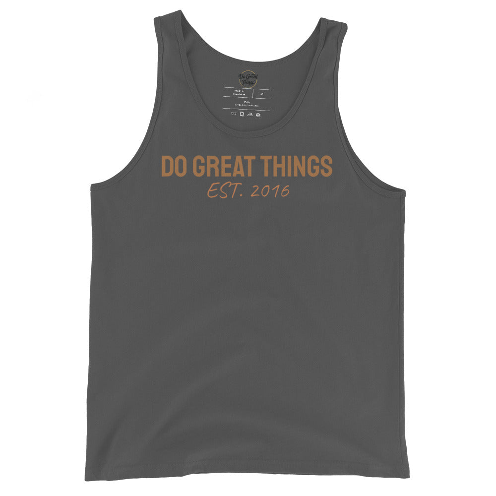 Do Great Things® Unisex Tank Top with DGT Inside Label