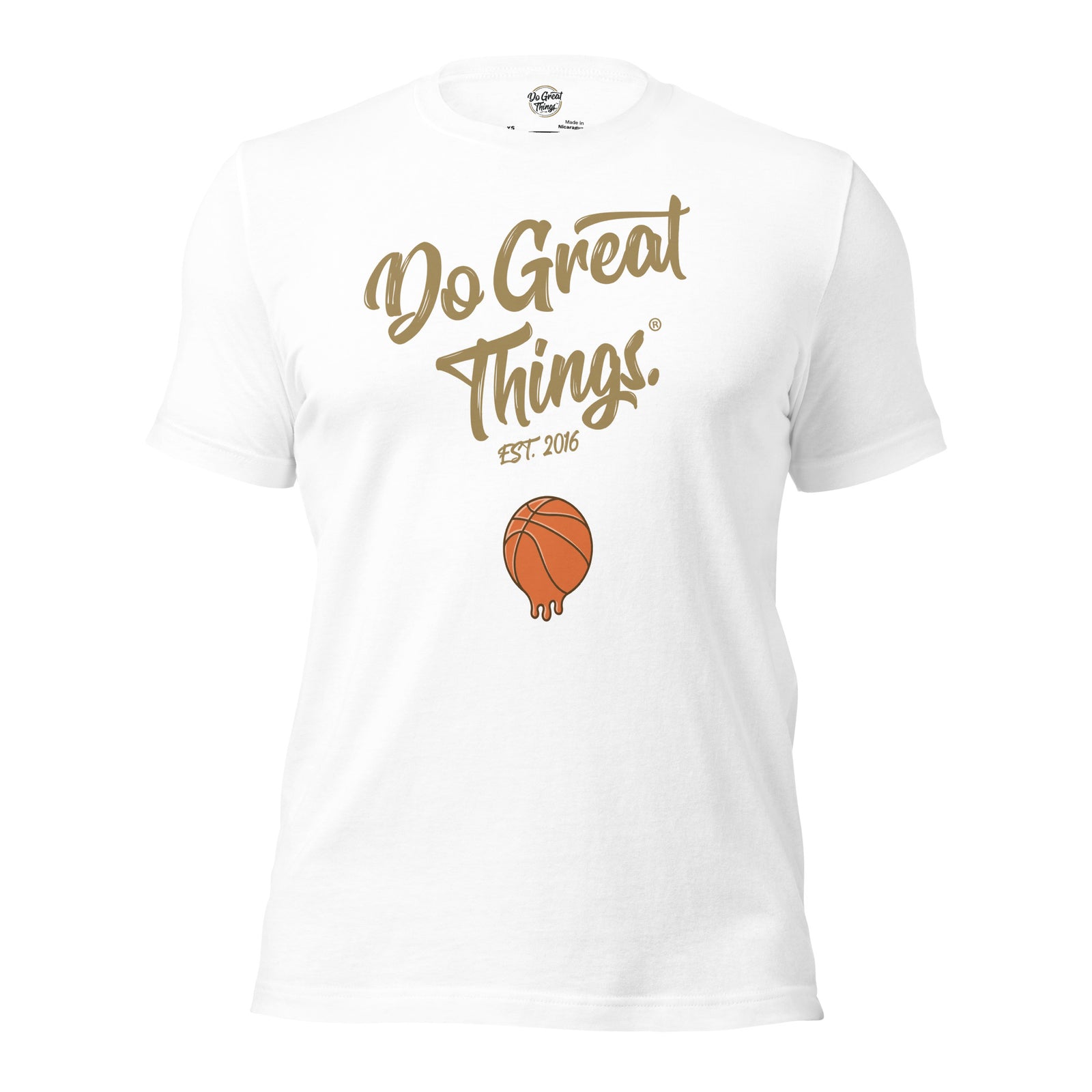 Do Great Things® Basketball t-shirt