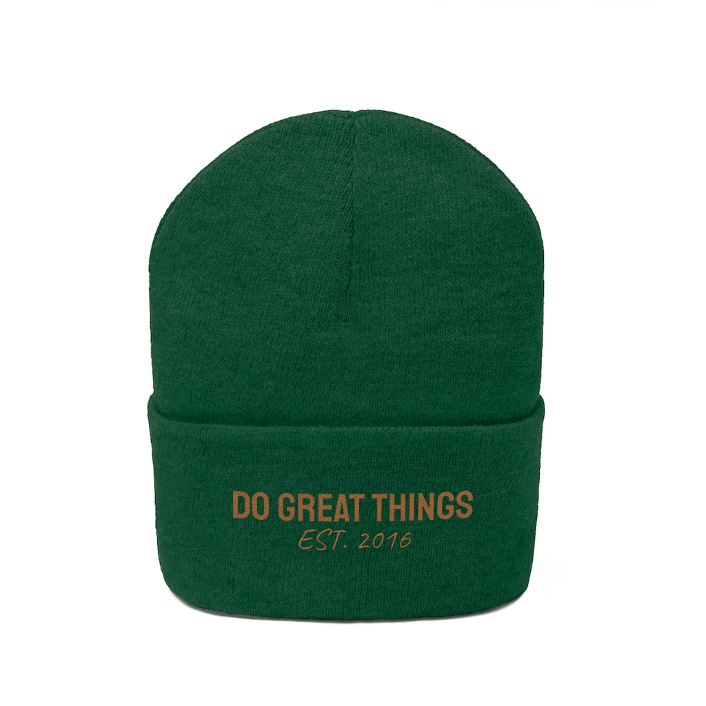 Do Great Things® Knit Beanie - Grey