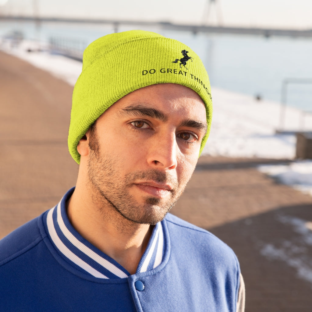 DO GREAT THINGS® Mustang Collection Knit Beanie