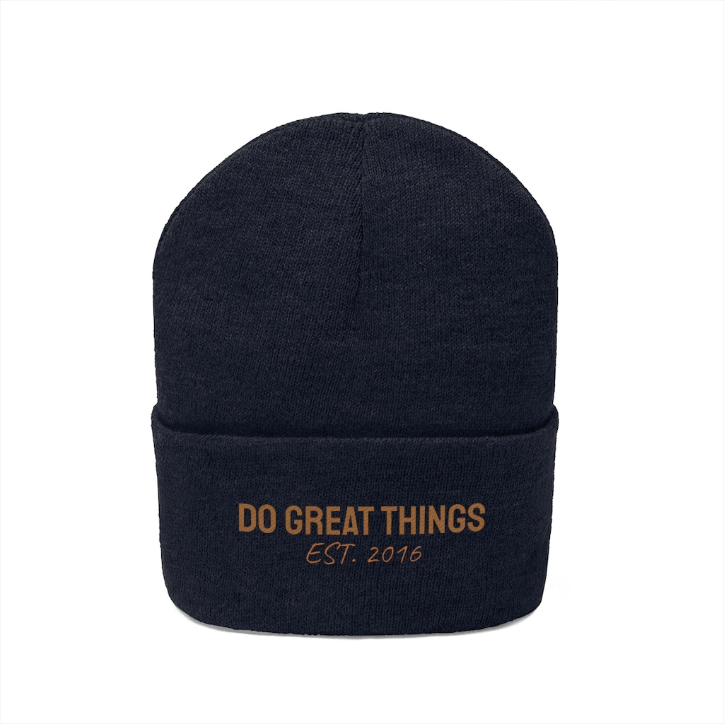 Do Great Things® Knit Beanie - Grey