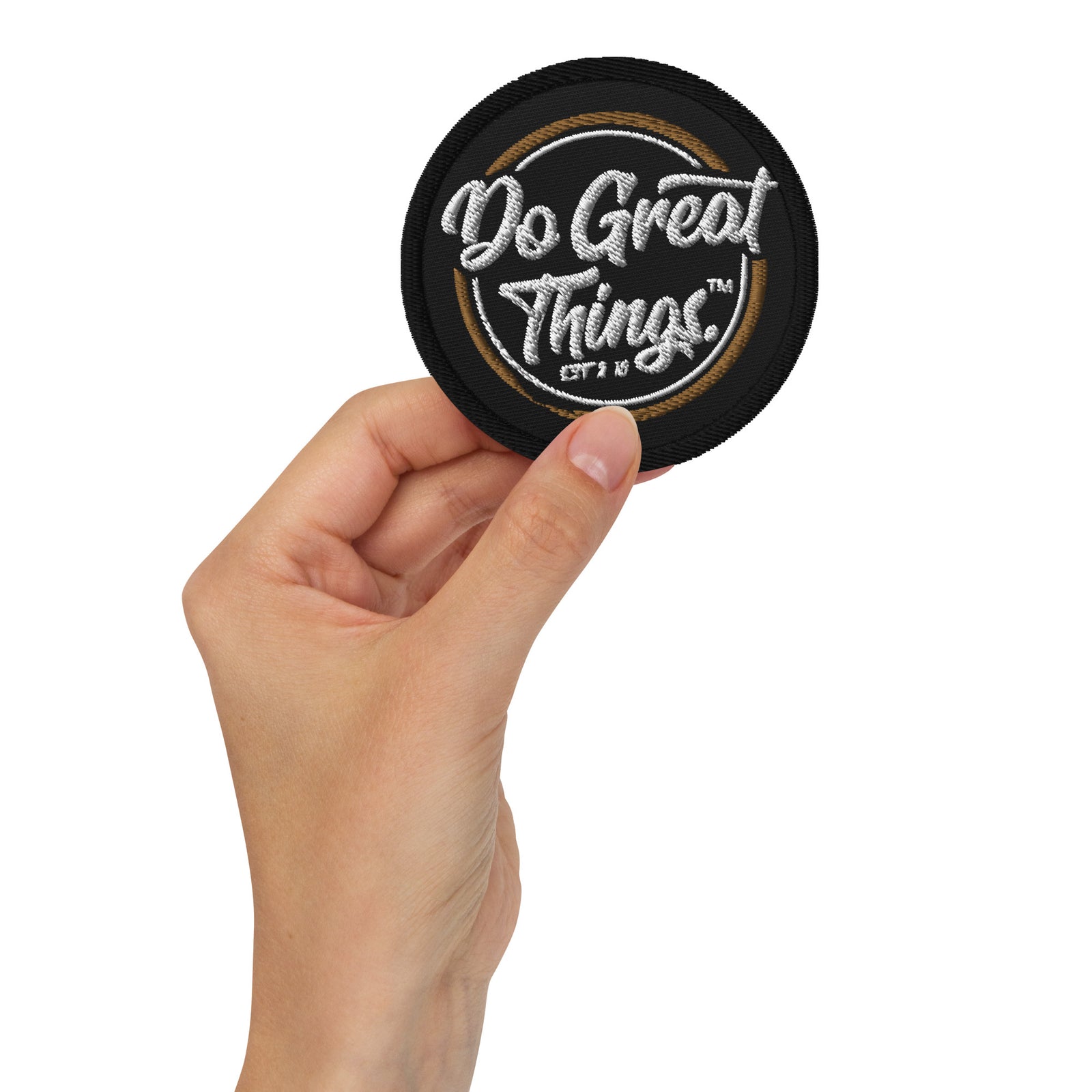Do Great Things® Embroidered patches