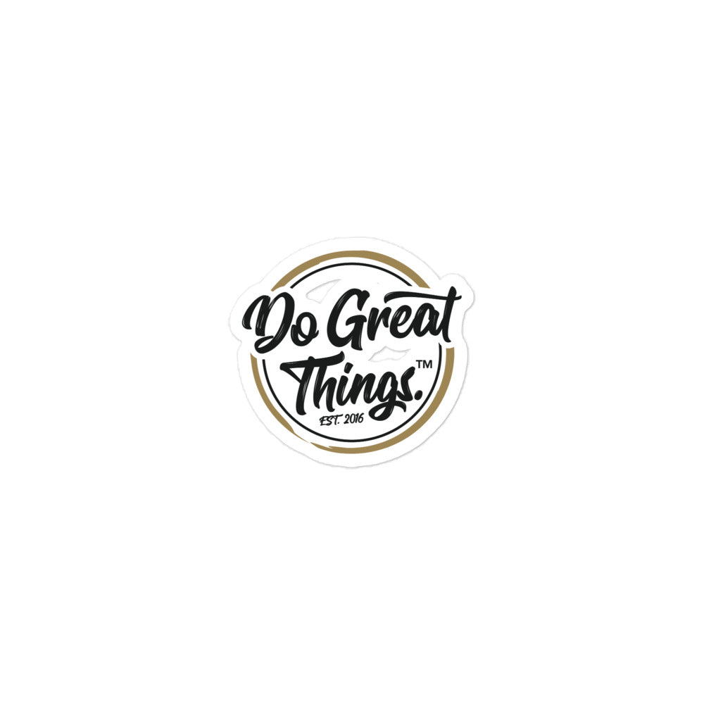 Do Great Things® Durable Vinyl Stickers