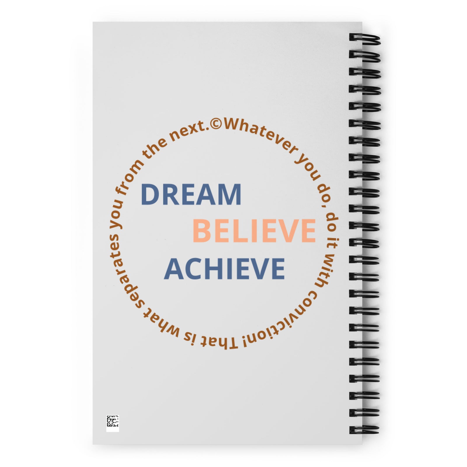 Pen to Paper!! Do Great Things® Spiral notebook