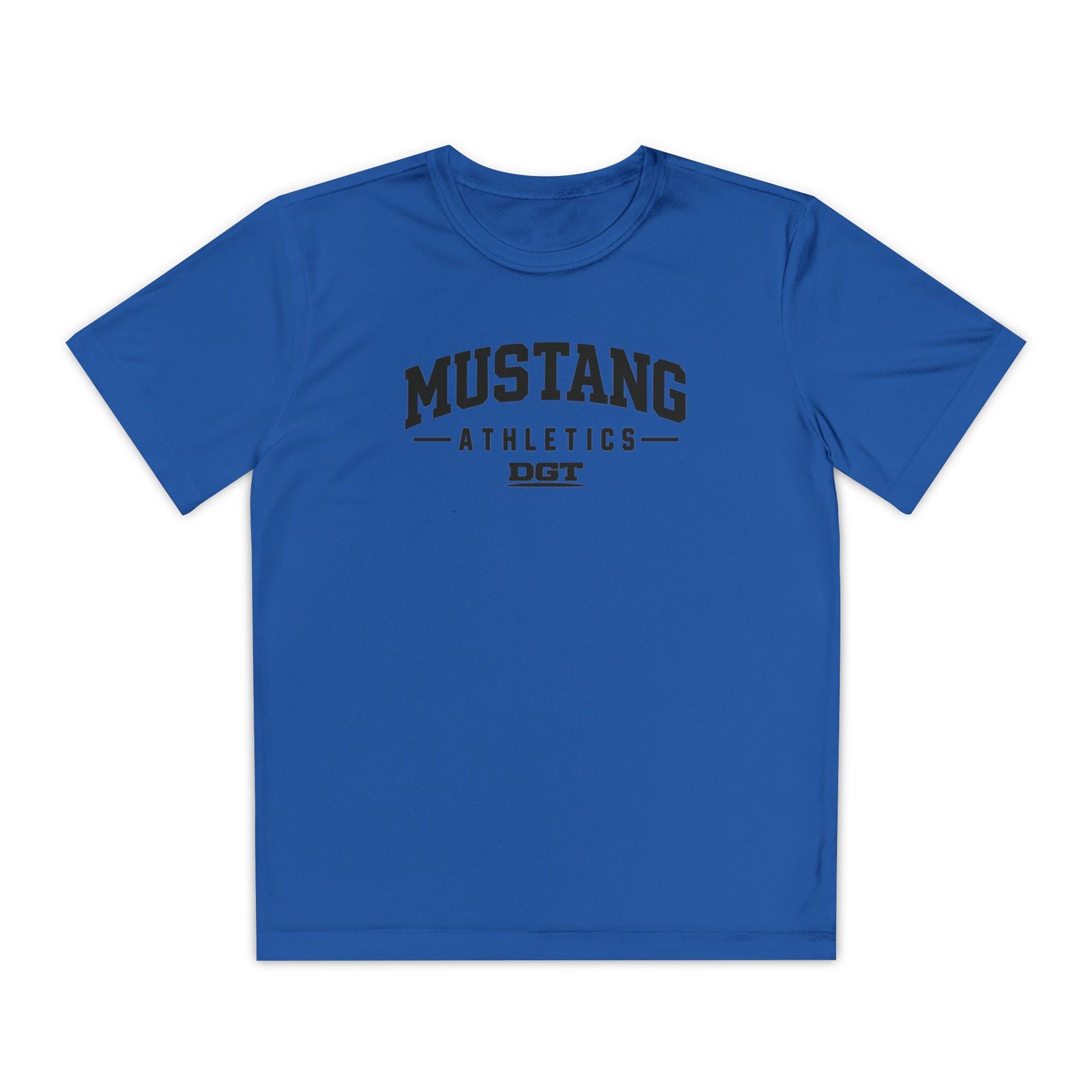 Mustang Athletics Youth Competitor Tee — 'Do Great Things' Sport Shirt