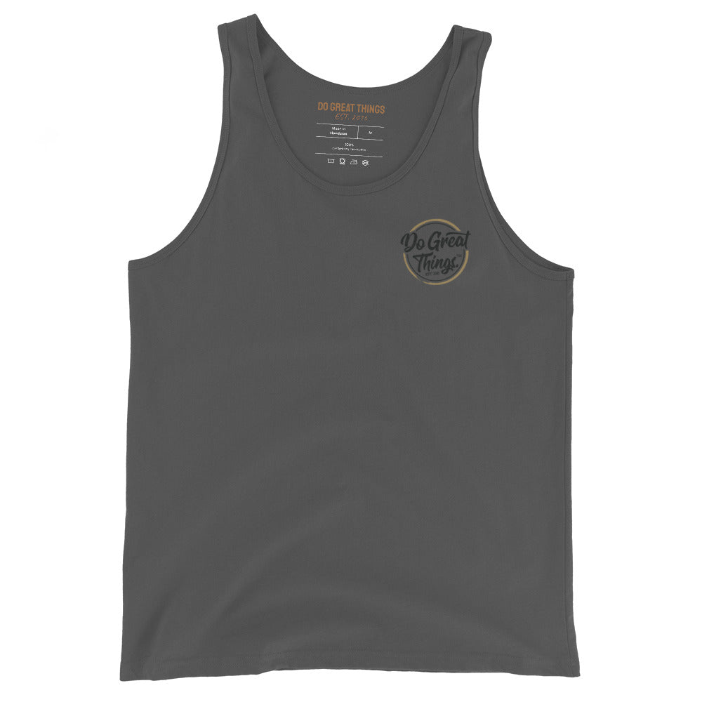 Do Great Things® DGT Original Logo on Inside Label - Unisex Tank Top