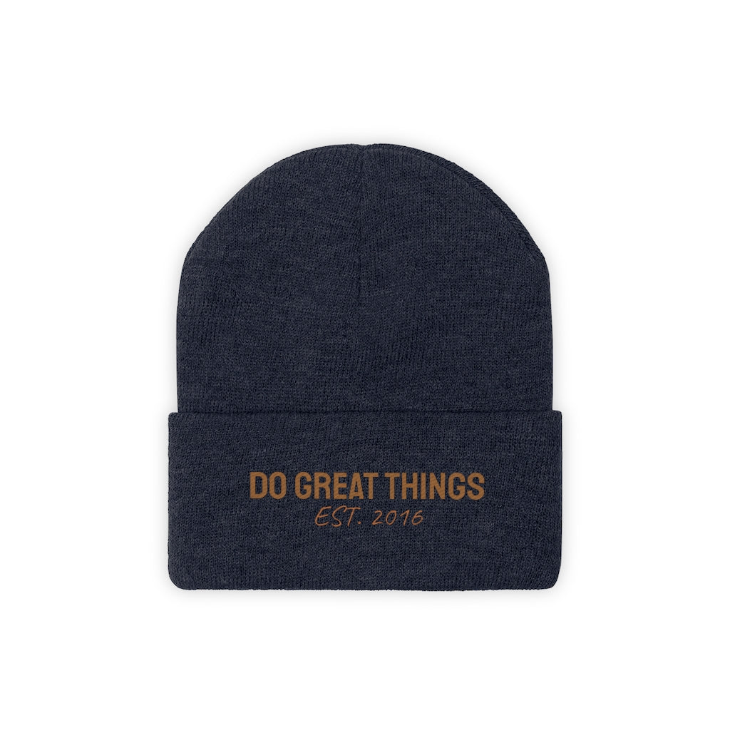 Do Great Things® Knit Beanie - Grey