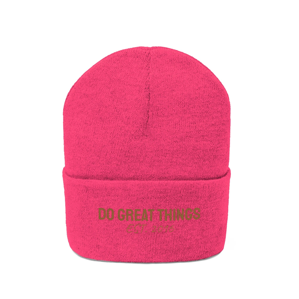 Do Great Things® Knit Beanie - Grey