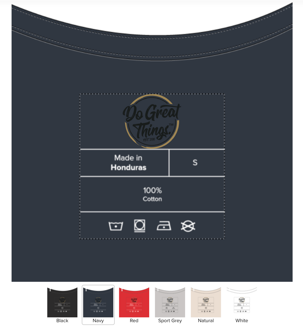 Do Great Things® Unisex Tank Top with DGT Inside Label