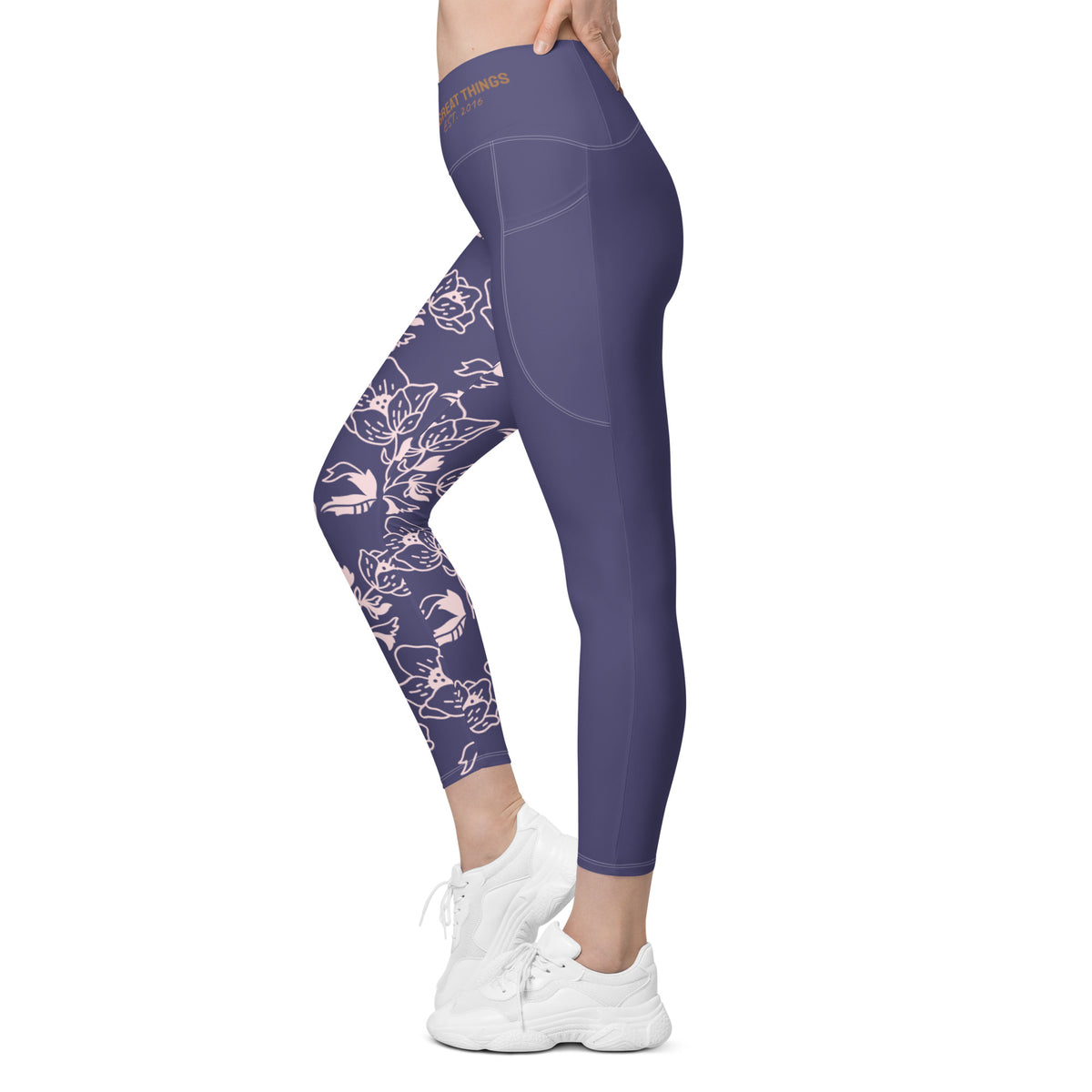 Do Great Things® Crossover leggings with pockets