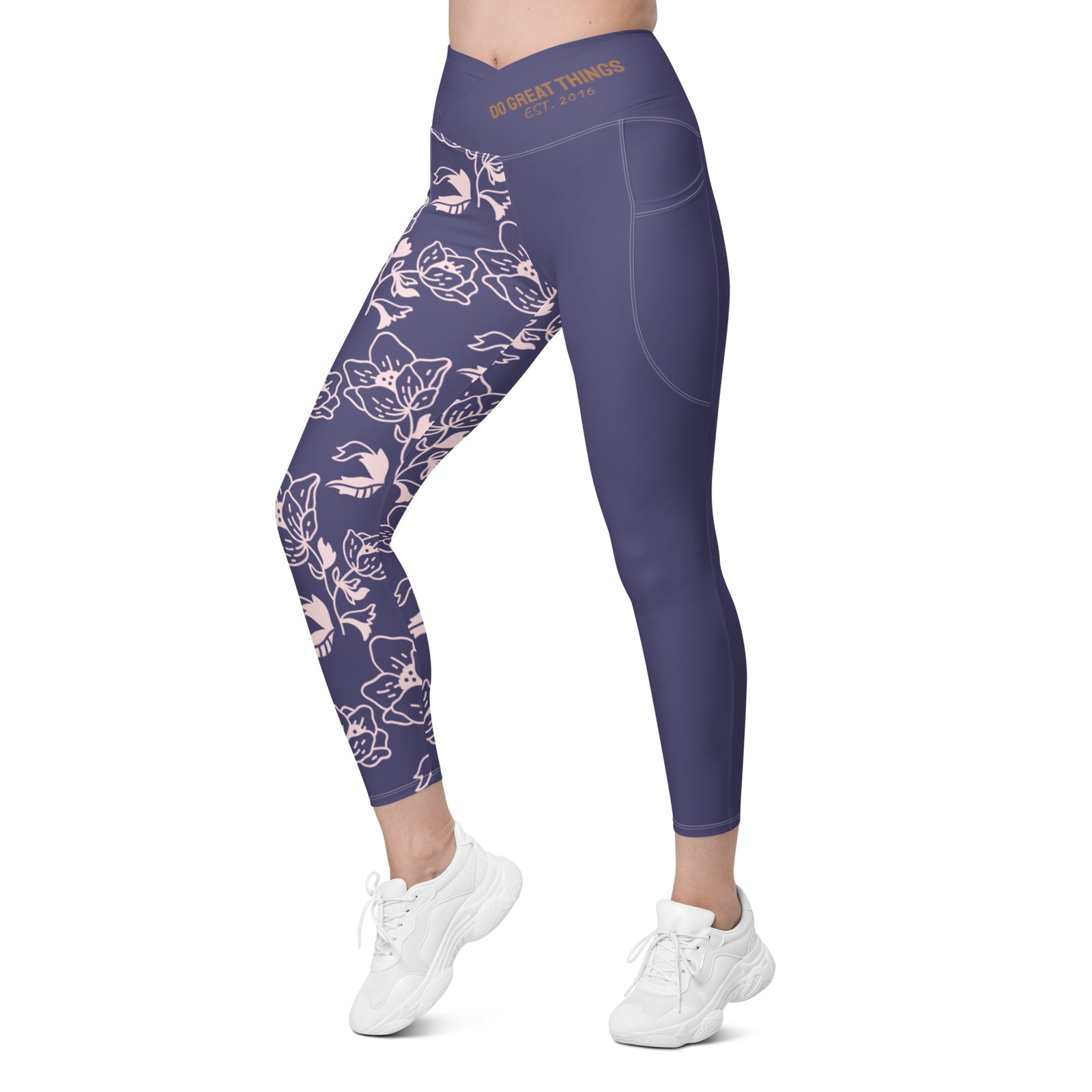 Do Great Things® Crossover leggings with pockets