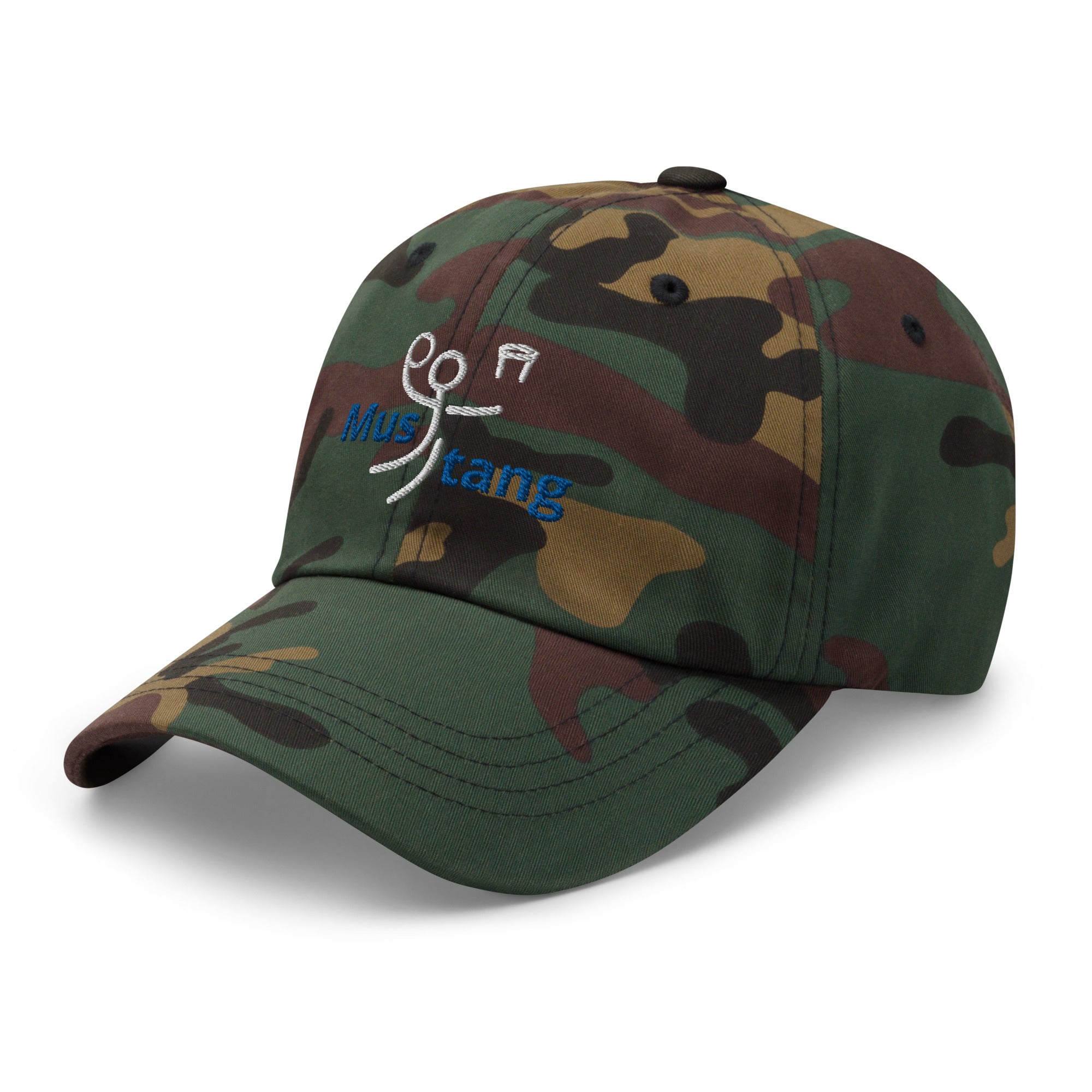 🏀🏀🏀 Do Great Things® Mustang Basketball Dad hat