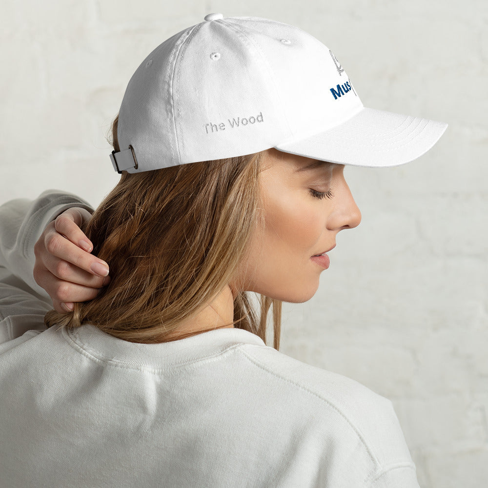 Baseball Do Great Things Mustang Baseball Dad hat