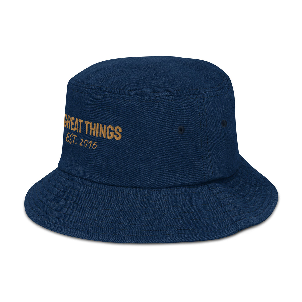Do Great Things® Denim bucket hat