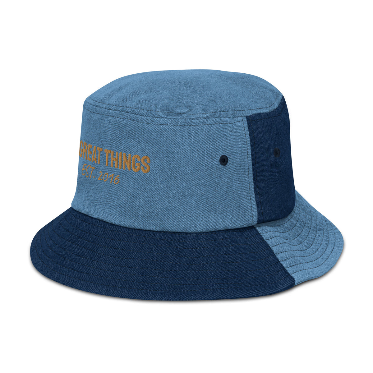 Do Great Things® Denim bucket hat