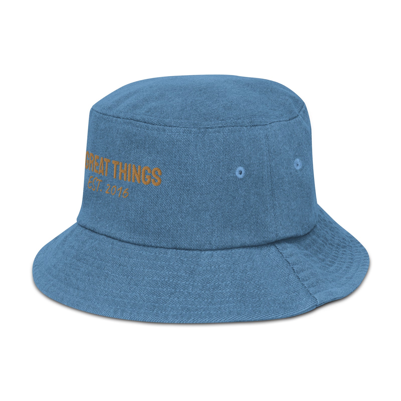 Do Great Things® Denim bucket hat