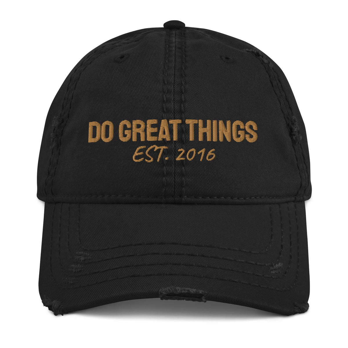 Do Great Things® Distressed Dad Hat