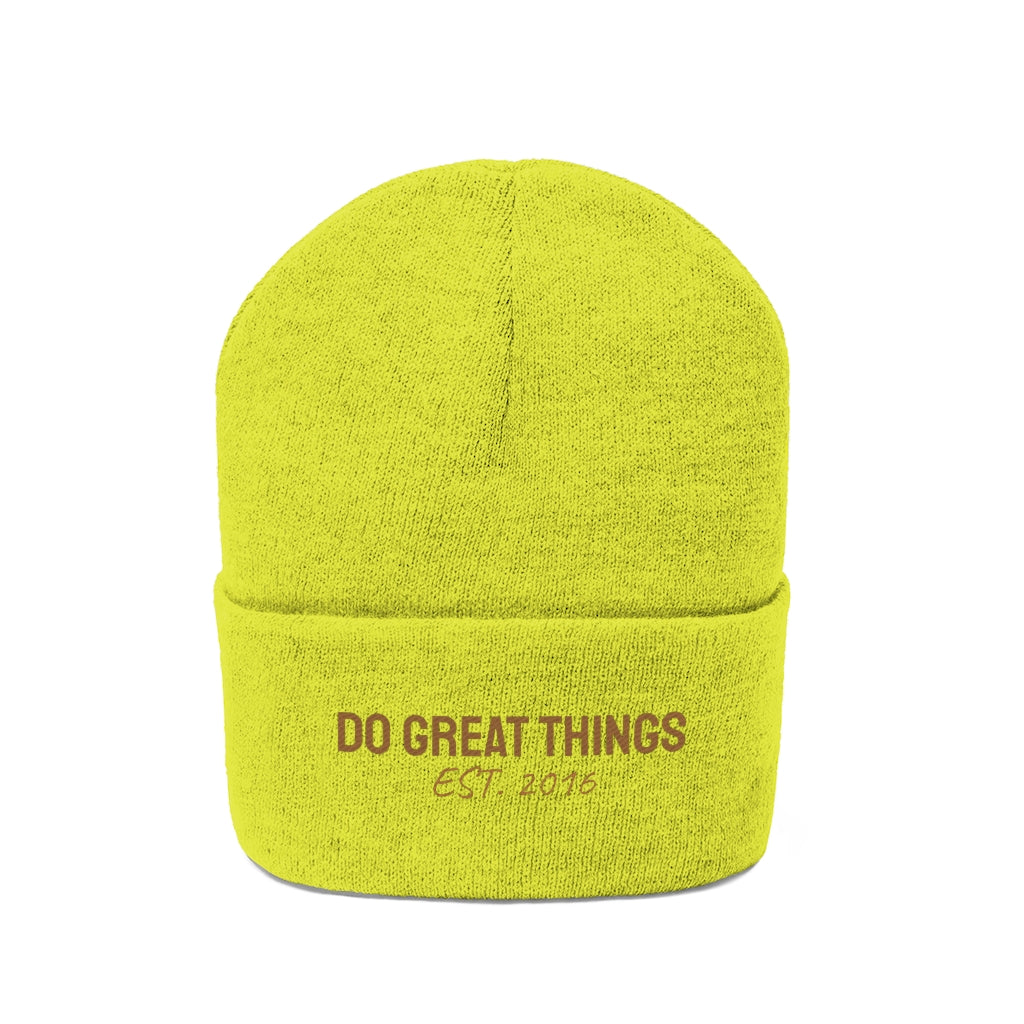 Do Great Things® Knit Beanie - Grey