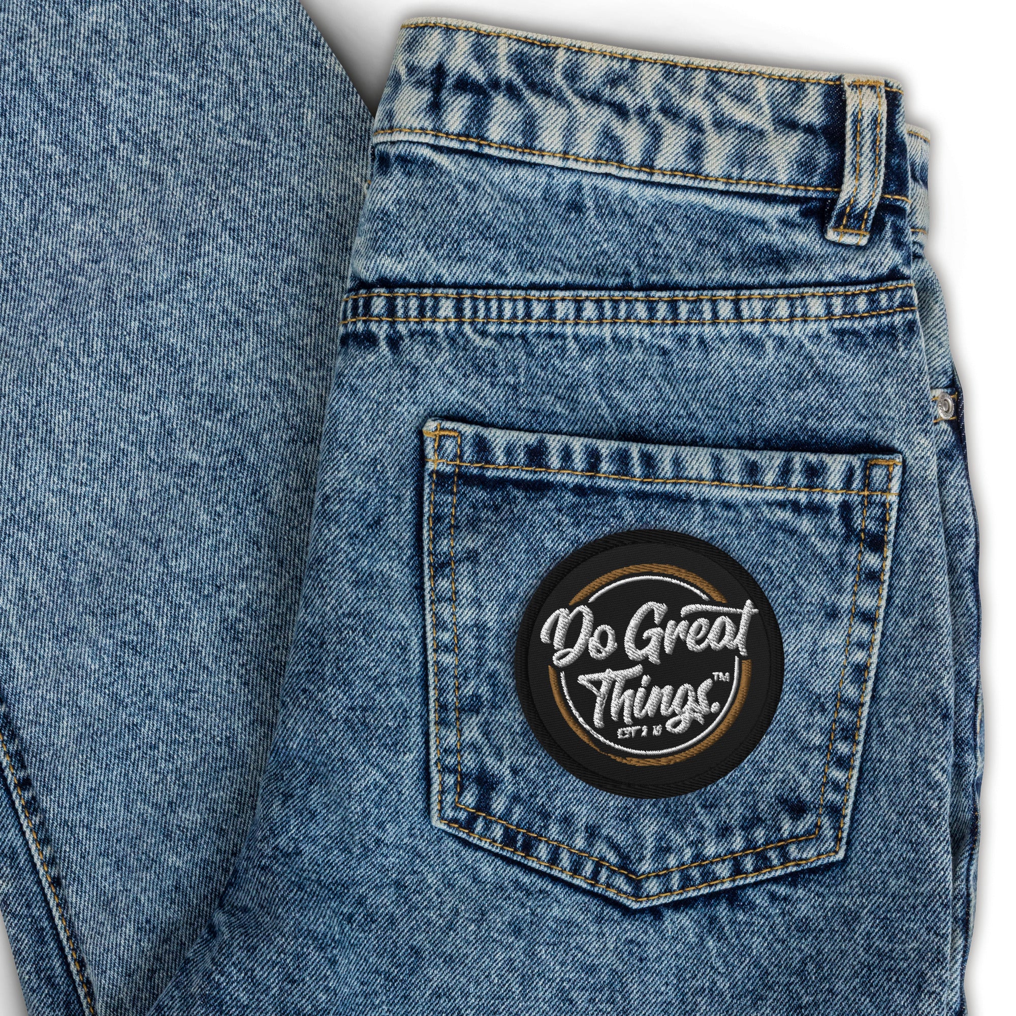 Do Great Things® Embroidered patches