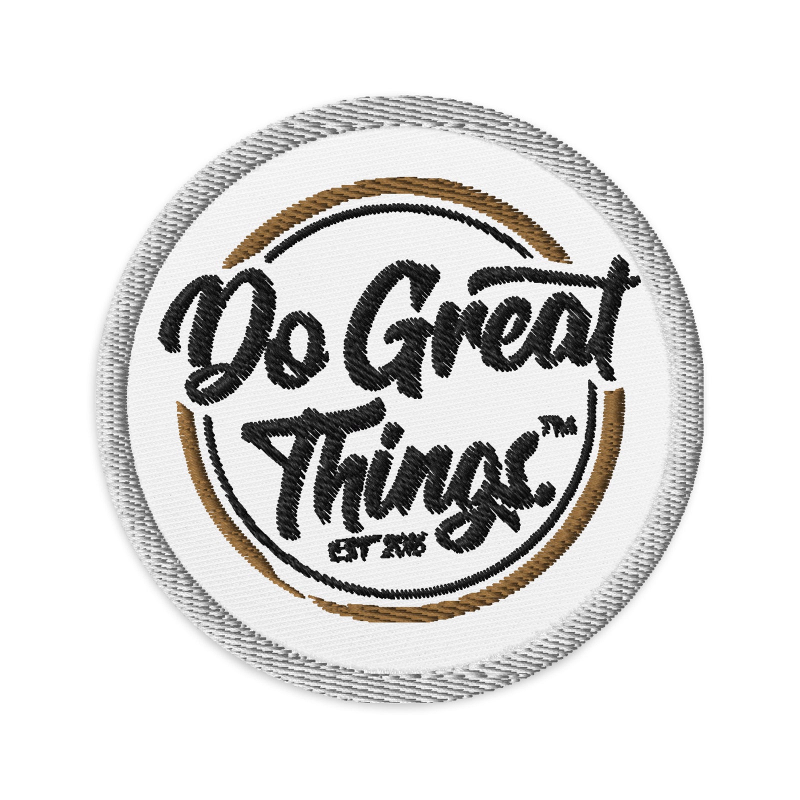Do Great Things® Embroidered patches