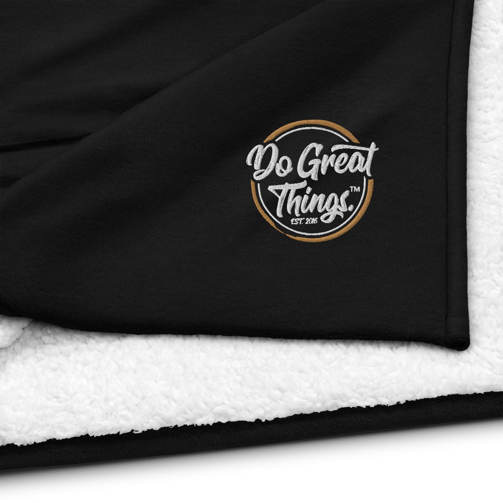 Do Great Things® Premium sherpa blanket