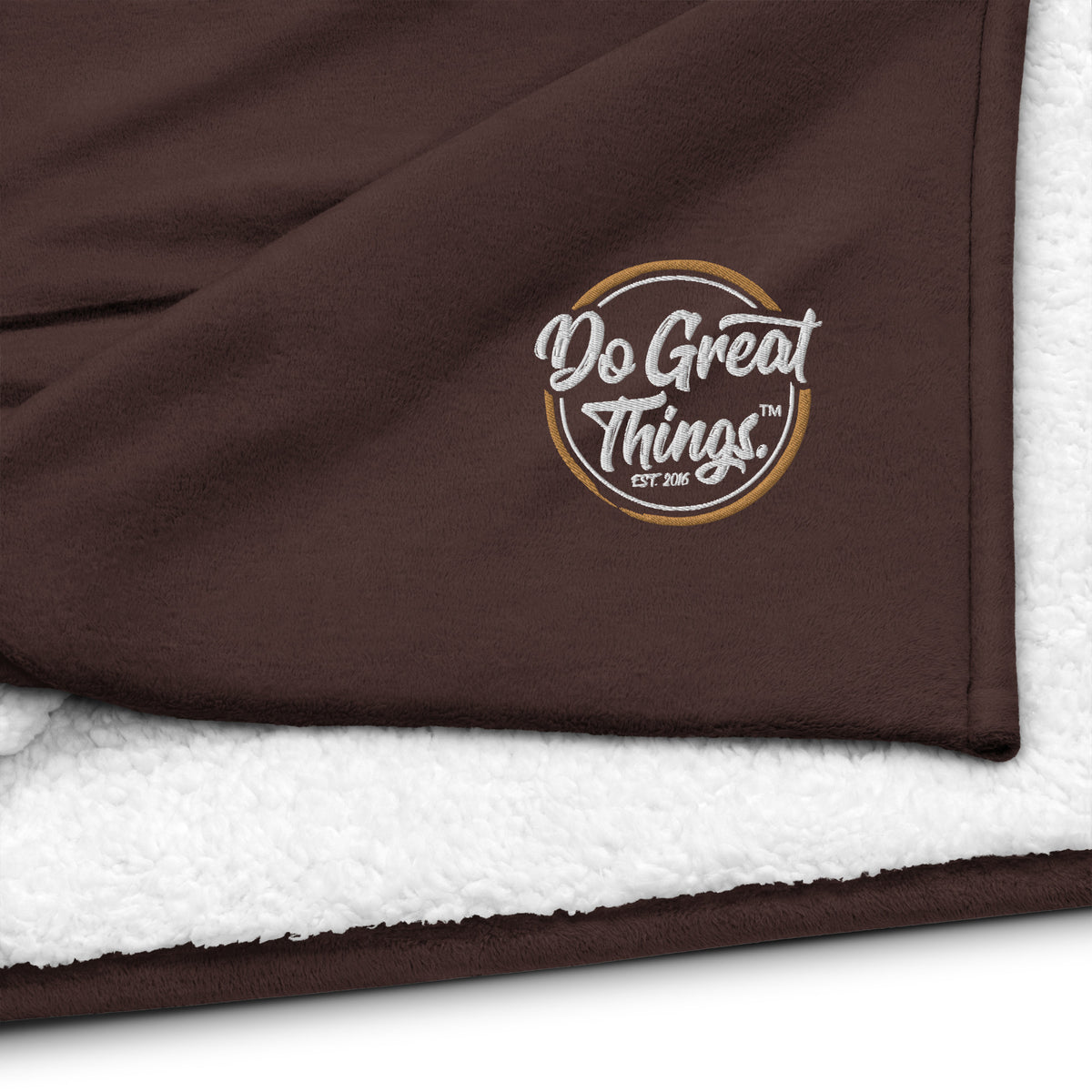 Do Great Things® Premium sherpa blanket