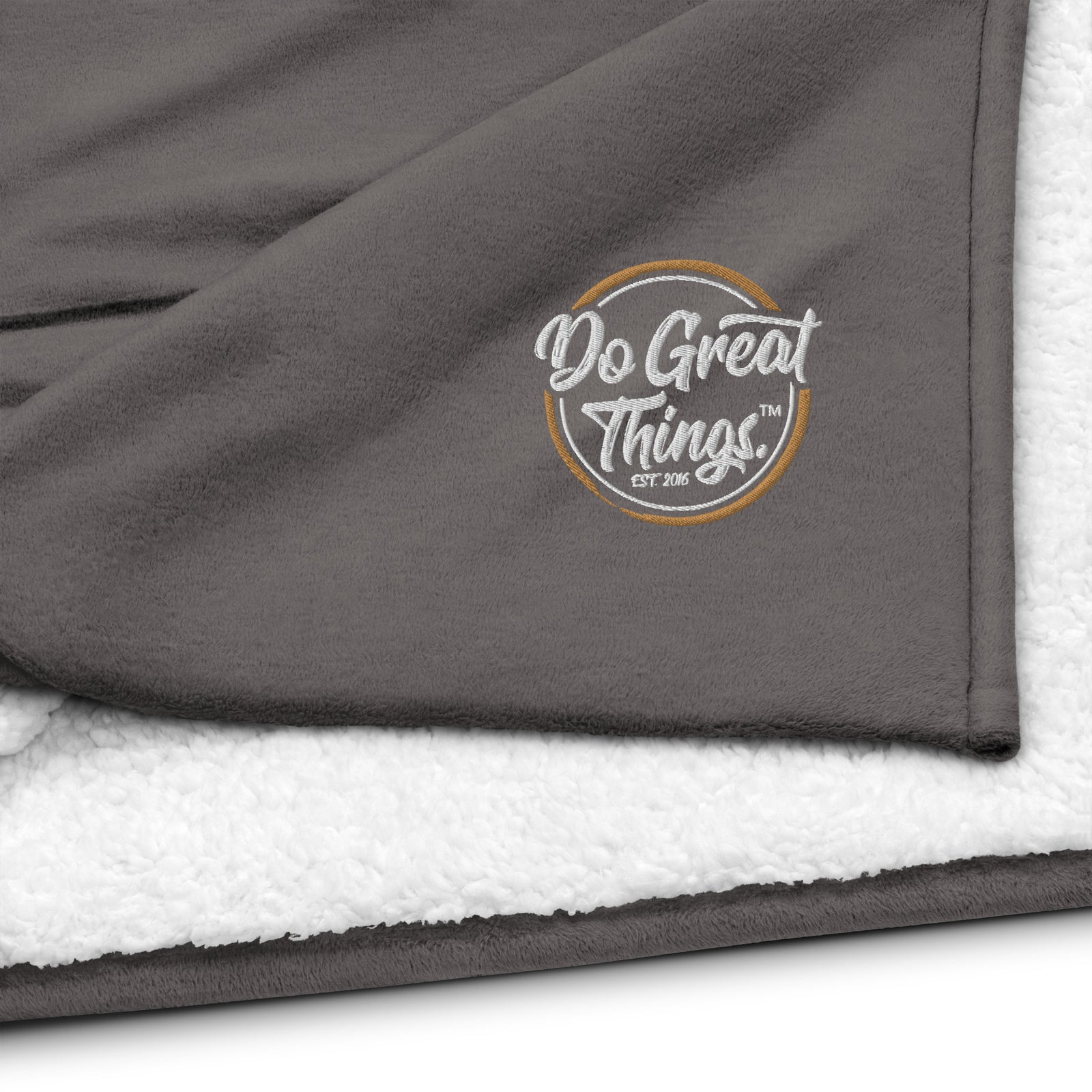 Do Great Things® Premium sherpa blanket