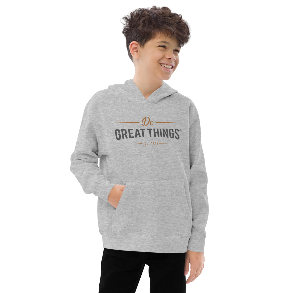 Do Great Things® Kids fleece hoodie