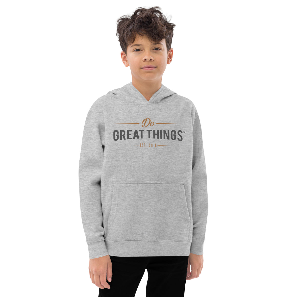 Do Great Things® Kids fleece hoodie