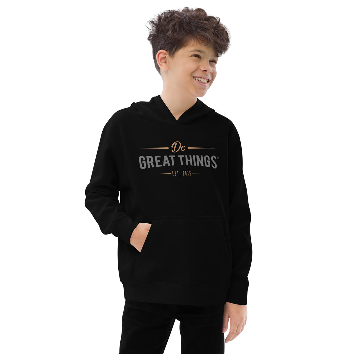 Do Great Things® Kids fleece hoodie