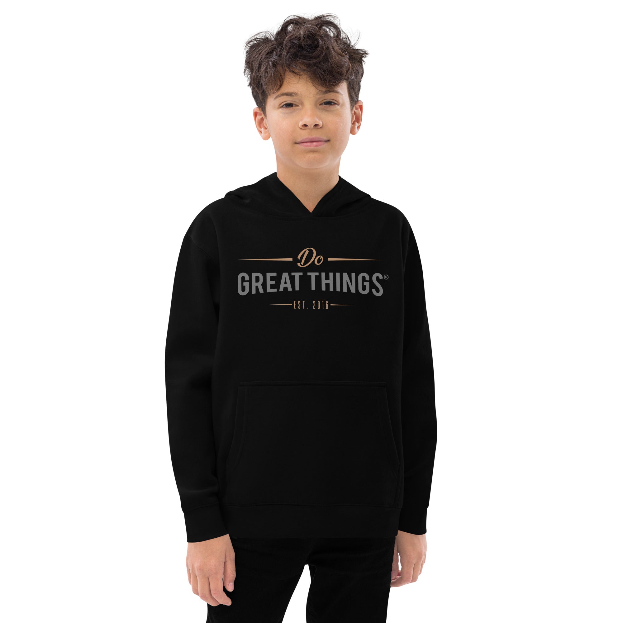 Do Great Things® Kids fleece hoodie