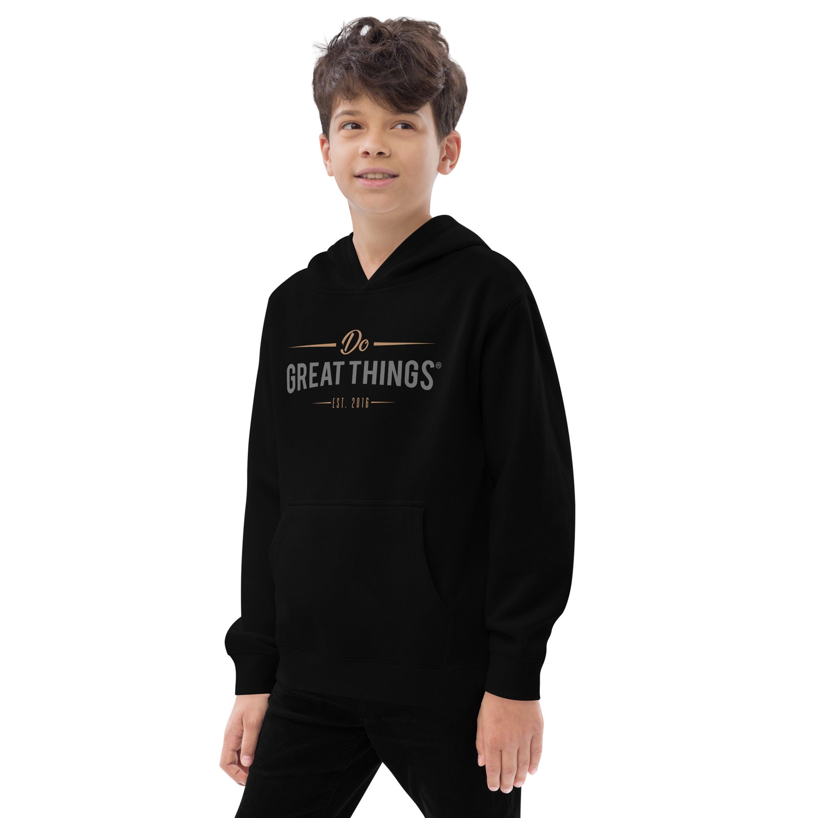 Do Great Things® Kids fleece hoodie