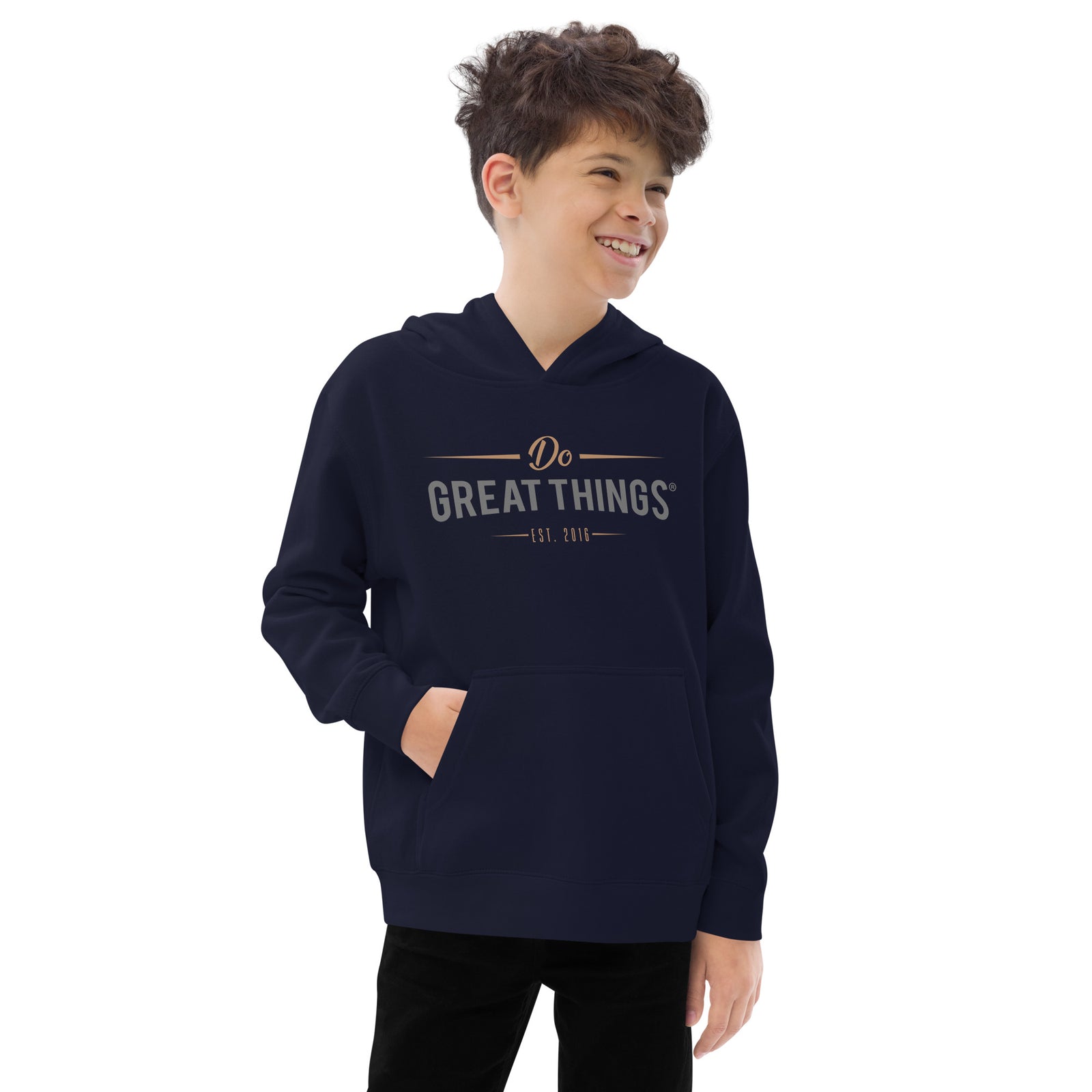 Do Great Things® Kids fleece hoodie