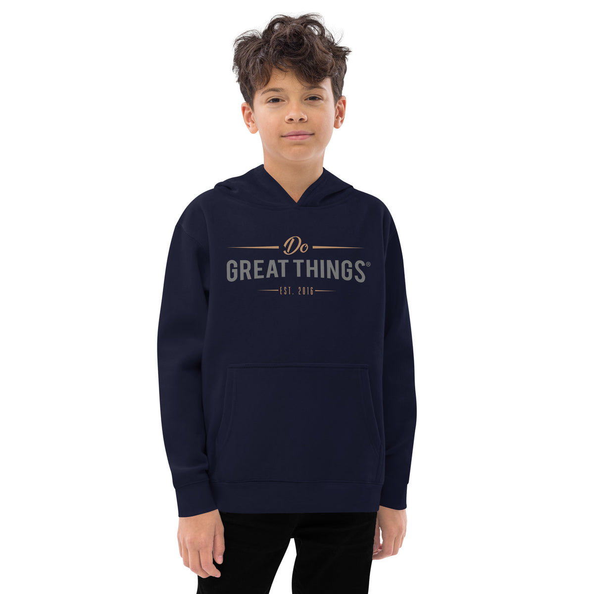 Do Great Things® Kids fleece hoodie