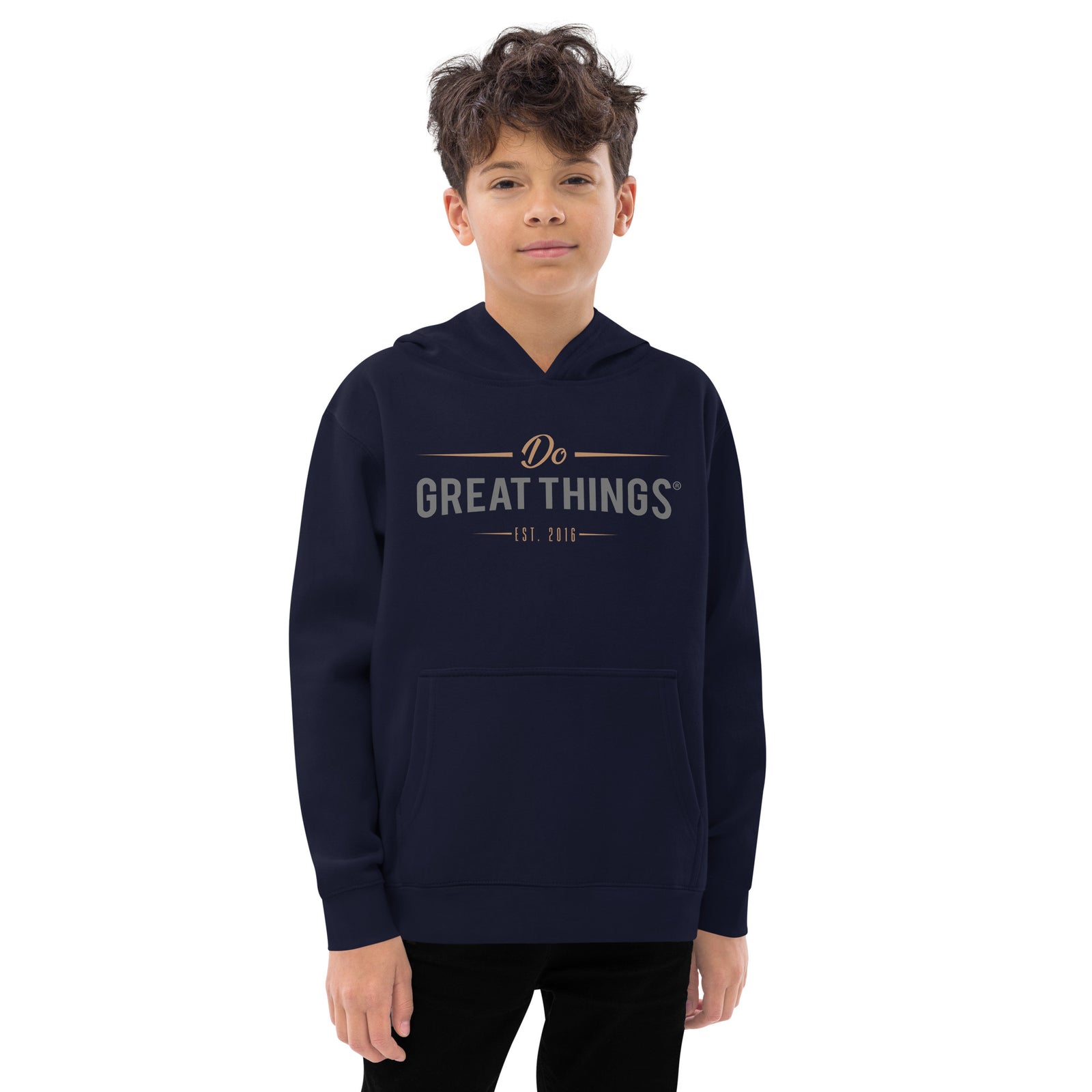 Do Great Things® Kids fleece hoodie