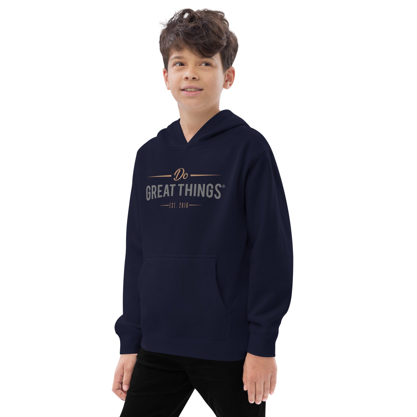 Do Great Things® Kids fleece hoodie