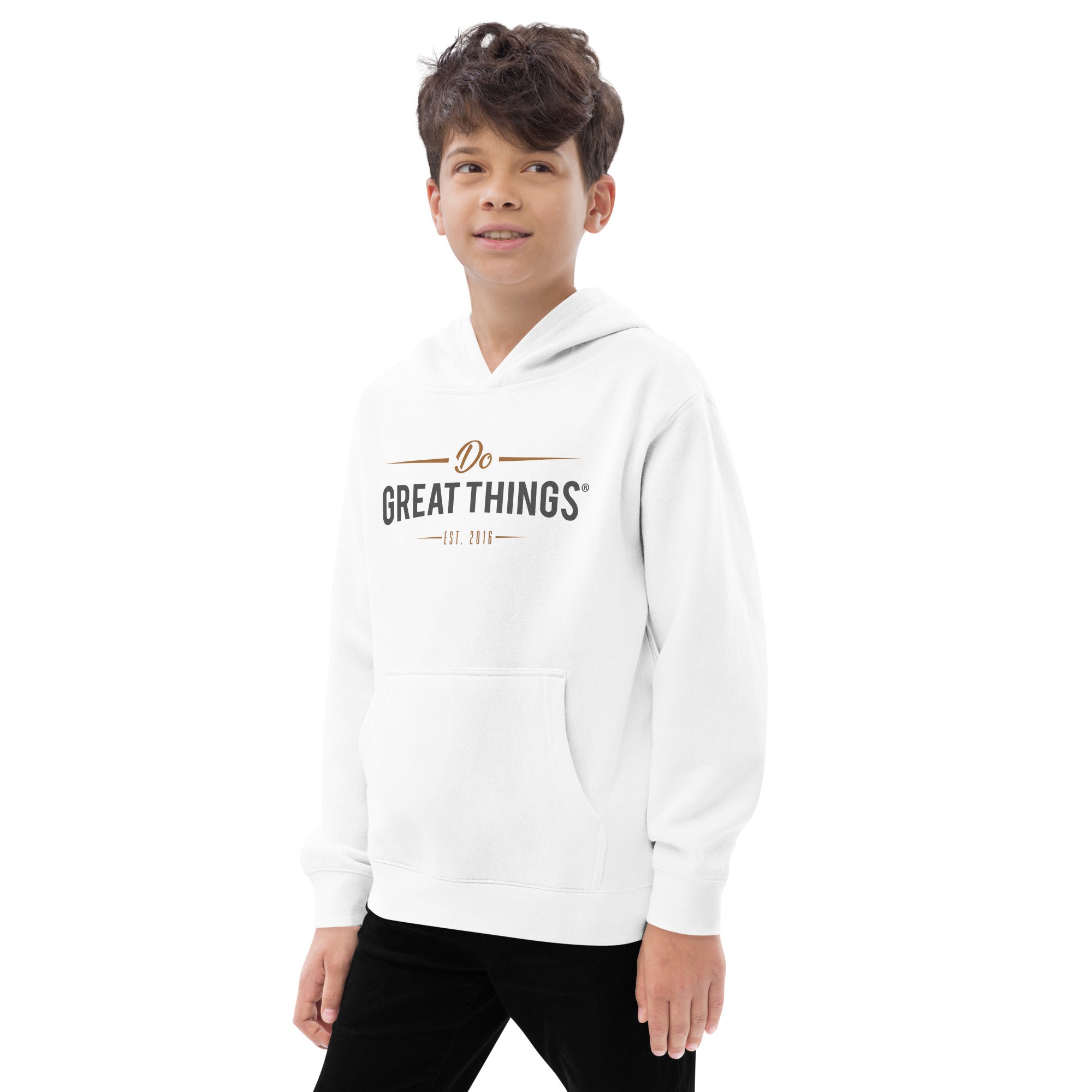 Do Great Things® Kids fleece hoodie