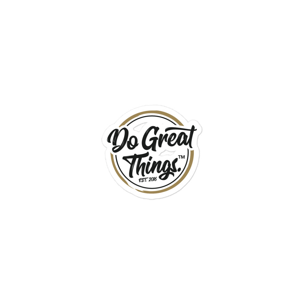 Do Great Things® Durable Vinyl Stickers