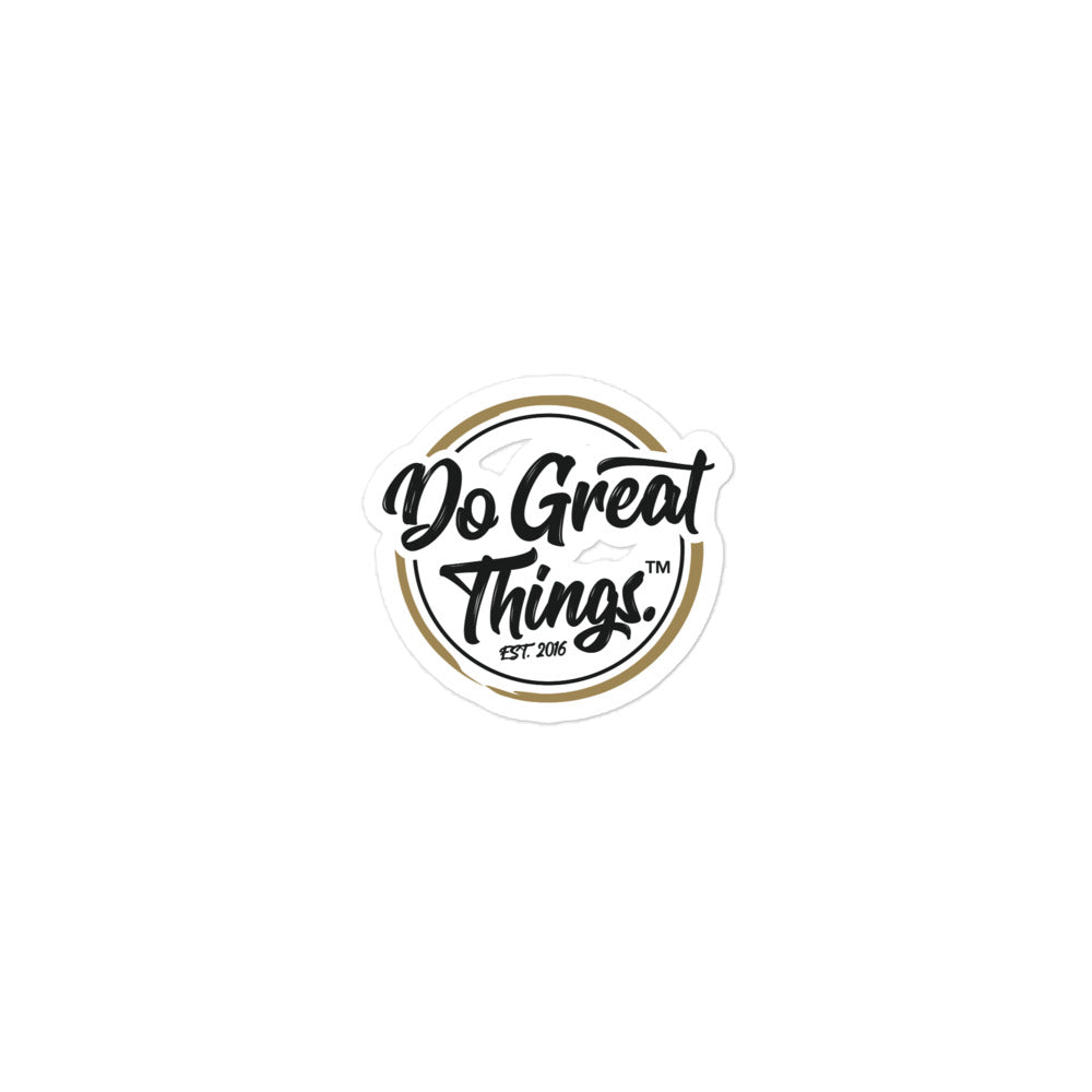 Do Great Things® Durable Vinyl Stickers
