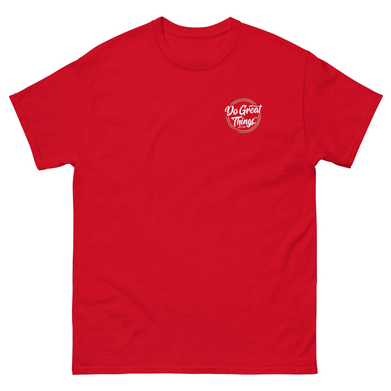 Do Great Things® Pocket / Original Inside Label - Men's heavyweight tee