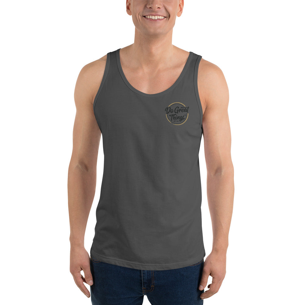 Do Great Things® DGT Original Logo on Inside Label - Unisex Tank Top