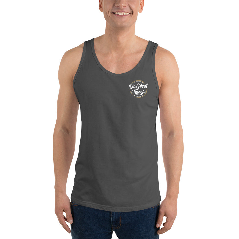 Do Great Things® DGT inside label - Unisex Tank Top