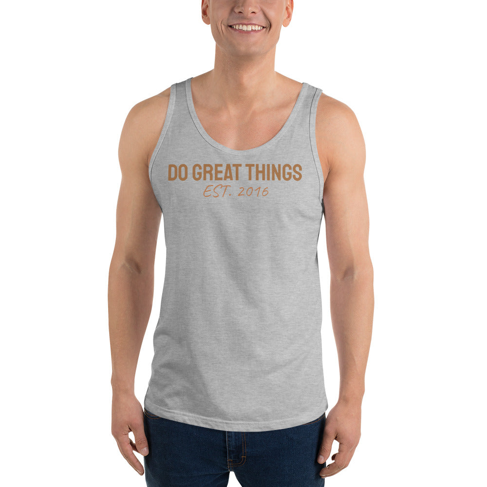 Do Great Things® Unisex Tank Top with DGT Inside Label