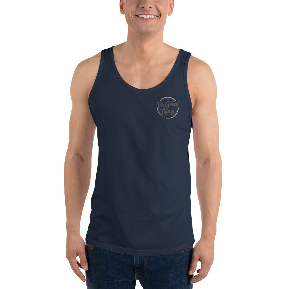 Do Great Things® DGT Original Logo on Inside Label - Unisex Tank Top