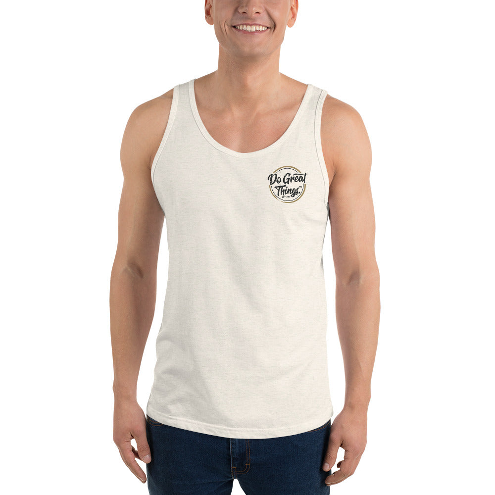 Do Great Things® DGT Original Logo on Inside Label - Unisex Tank Top