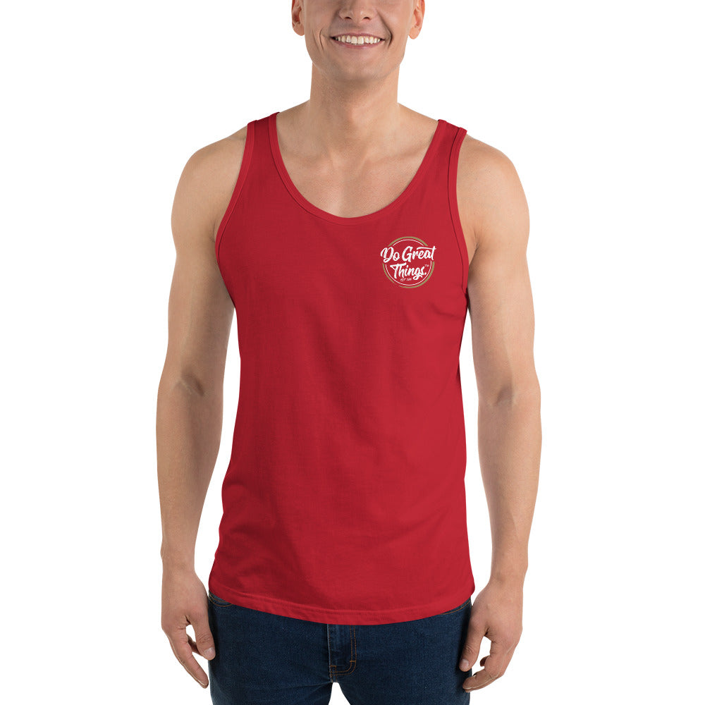 Do Great Things® DGT inside label - Unisex Tank Top