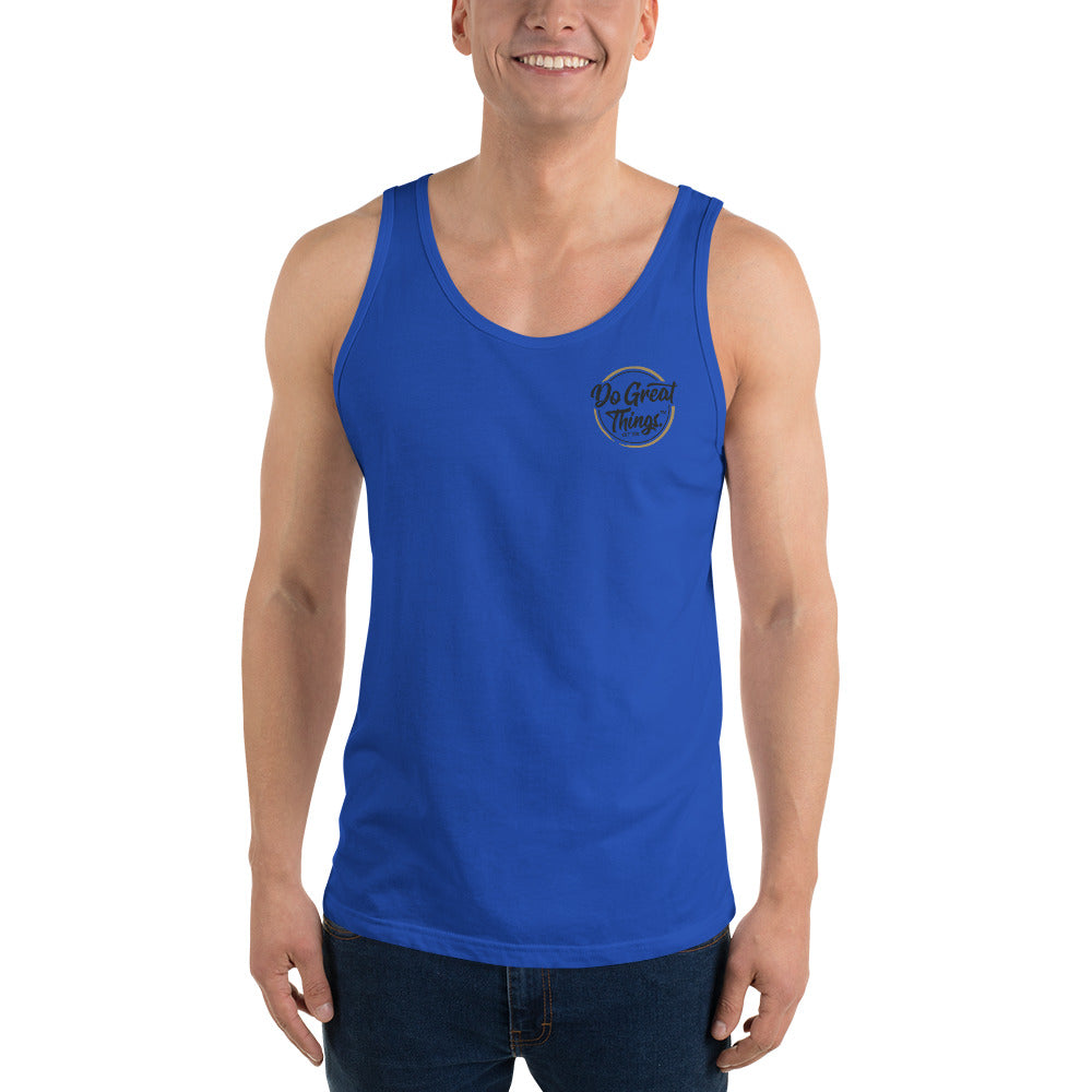 Do Great Things® DGT Original Logo on Inside Label - Unisex Tank Top