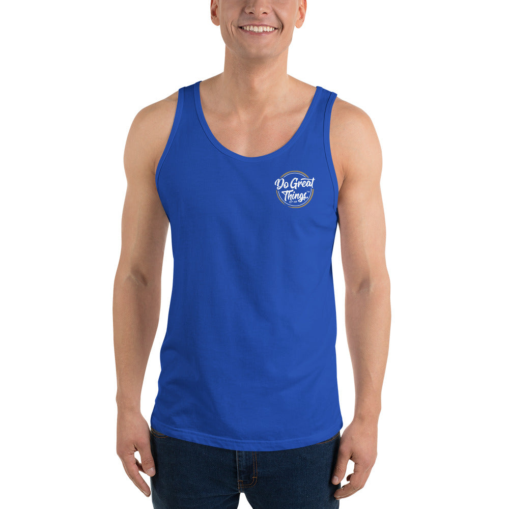 Do Great Things® DGT inside label - Unisex Tank Top