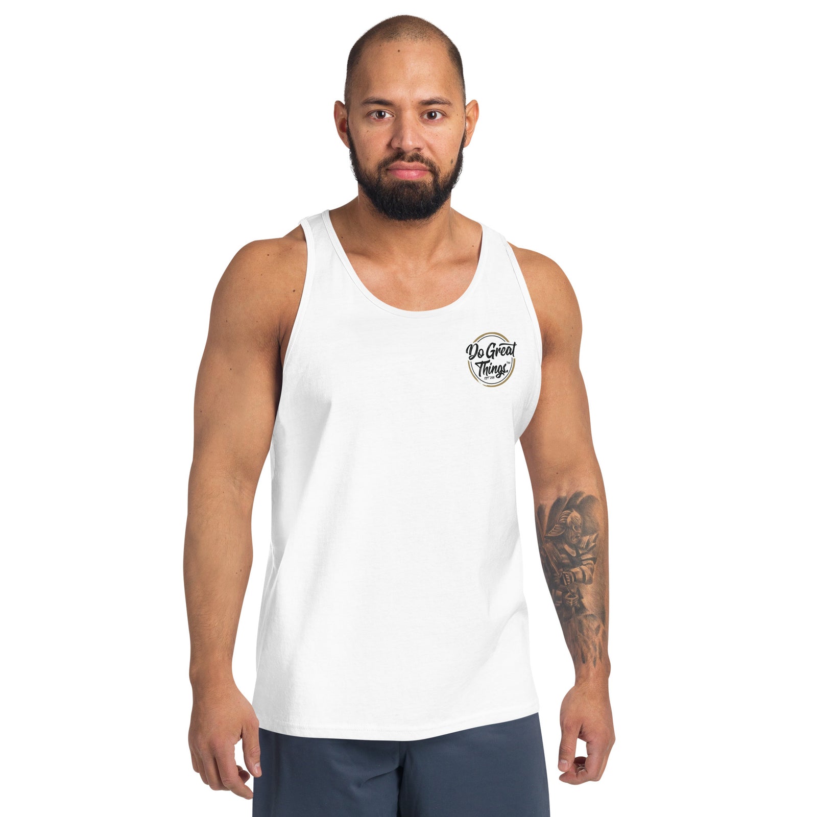 Do Great Things® DGT Original Logo on Inside Label - Unisex Tank Top